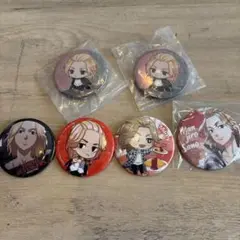 東京リベンジャーズ　佐野万次郎　キャラクター缶バッジ 6個セット まとめ売り