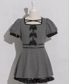 Evelyn リボンカーデセットワンピース ブラック - メルカリ