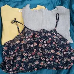 カットソー×ビスチェセット