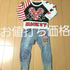 さらに値下げ！  ベビードール 90　デニムズボン と　ロンT