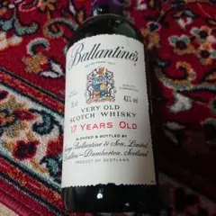 古酒　バランタイン　12年　ウイスキー　特級　赤青旗紋章　明治屋　未開封　箱付 古酒 バランタイン 12年 ウイスキー 特級 赤青旗紋章 明治屋 未開封