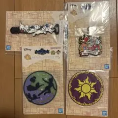 ディズニー　一番くじ　F賞　カラフルラバーcollection 4点セット