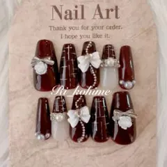 ボルドーワインレッドバーガンディツイード量産型フレンチガーリーちゅるんワンホン