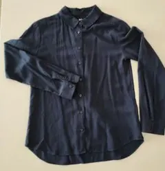 UNIQLO ネイビー 長袖シャツ ｓ