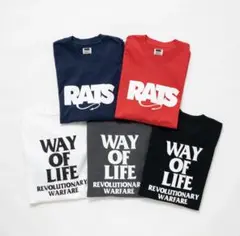 RATS ボックスロゴ Tシャツ WAY OF LIFE TEE キムタク