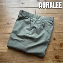 【AURALEE】　スラックス　23AW ダークグリーンサイズ5 AURALEE】 スラックス 23AW ダークグリーンサイズ5|mercari商品