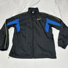 NIKE ナイキ ジャケット ブラック×ブルー M ナイロン スポーツウェア