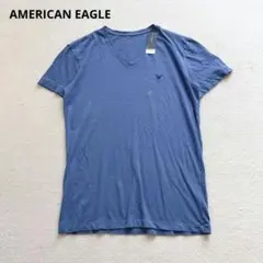タグ付 アメリカンイーグル　VネックTシャツ 半袖　S 刺繍ロゴ メンズのサムネイル