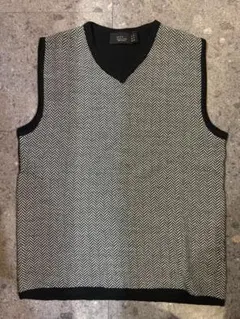美品　ZARA ヘリンボーン ベスト Mサイズ