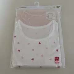 ユニクロ コットンフライスインナー 長袖 100