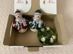キャンドル　キャンドルホルダー　ドリームライト　ニトリ　クリスマス　 雪だるま