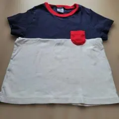 PETIT BATEAU キッズ 半袖Tシャツ バイカラー　104センチのサムネイル