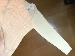 未着用　ケーブルニットワンピース　タグ付　フリーサイズ