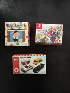 マクドナルド　ハッピーセットクレヨンしんちゃん・マリオカート・トミカセット