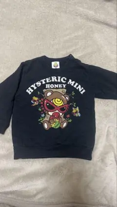 HYSTERIC MINI ブラック トレーナー