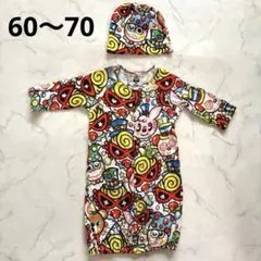 ヒステリックミニ 柄ロンパース 2wayロンパース 帽子 セット