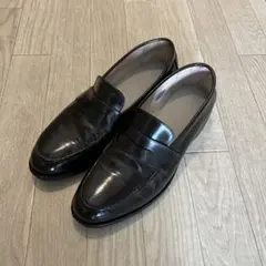 TAKEO KIKUCHI ブラウンレザー コインローファー