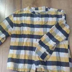 チェック柄長袖シャツ 130サイズ