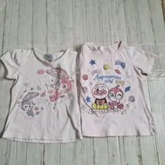 【80㎝】アンパンマン ２点 まとめ売り 半袖 シャツ 春夏 女の子