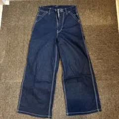 あか様　JEANASIS ハイウエストシルキーワイドデニムパンツ レディース