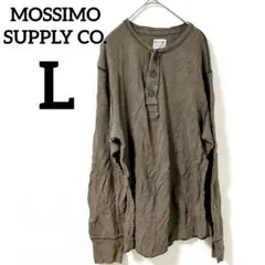 MOSSIMO SUPPLY CO. 【L.】ヘンリーネック長袖シャツメンズ秋冬