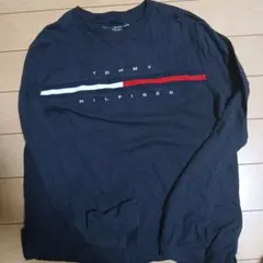 TOMMY HILFIGER 黒 長袖シャツ M