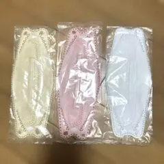 レースデザインマスク3枚セット