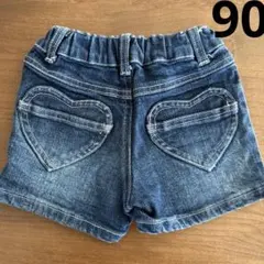 ムージョンジョン デニム ショートパンツ 90