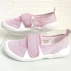 良好✨ムーンスター 介護シューズ 22.0cm ピンク 室内履き リハビリのサムネイル