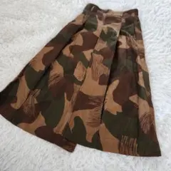 アントゲージ Antgauge ロング スカート カモフラ カモフラージュ M