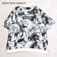 半袖Tシャツ カットソー ロゴ タイダイ柄 総柄 コットン100 オーバーサイズ