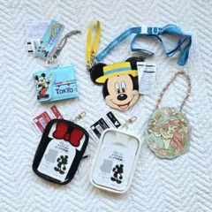 [2月末削除]ミッキー ミニー パスケース アリエル 推し活バッグ まとめ売り
