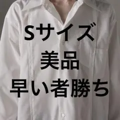 Grancy ダメージドッキングデザインシャツ　ホワイトSのサムネイル