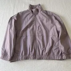 H&M ラベンダー ナイロンジャケット XL 内側１箇所外側２箇所小さな汚れ有のサムネイル