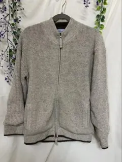 Kent Ave ケントアベニュー フルジップ ニットブルゾン メンズ Mサイズ