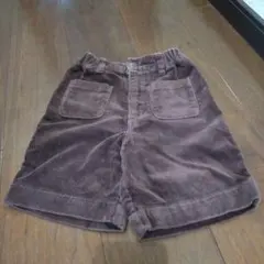 COMME CA ISM ブラウン ハーフパンツ 100cm