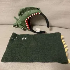 ジュラシックパークカチューシャと恐竜スヌードセット