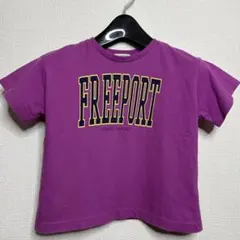 F.O.KIDS 紫ロゴTシャツ 90cm 古着 子ども服のサムネイル