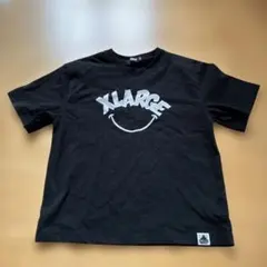 XLARGE KIDS スマイルロゴ Tシャツ ブラック　120