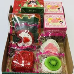 mellojoy4個セット 大福 クリスマス キウイ グアバ セーター ワッフル