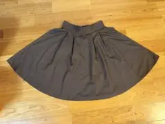 earth music&ecology ブラウン フレアスカート