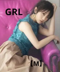 【新品】GRL☆グレイル ハイネックレースノースリーブトップス Mサイズのサムネイル