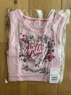 新品　メゾピアノ　チェリー　いちご　タンクトップ　ノースリーブ　トップス 120