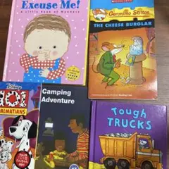 洋書5冊　英語の本　Excuse Me! Tough TRUCKS