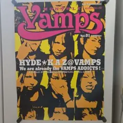 MONTHLY VAMPS Vol.02 特大ポスター HYDE K.A.Z - メルカリ