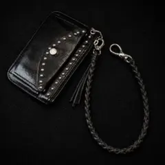 丸編みナローウォレットロープ ロング 本革のサムネイル