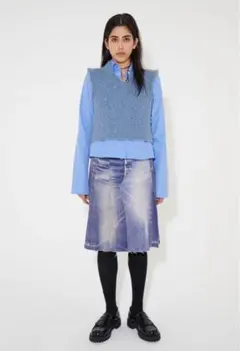 SSZ BORO MOHAIR VEST - メルカリ
