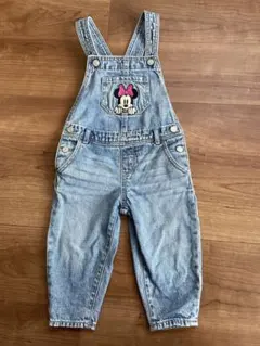 GAP ミニーマウス デニムオーバーオール 95