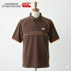Canterbury ラガーシャツ ブラウン XL コットン ラグビーのサムネイル