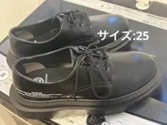 美品 GU×アンダーカバー ブラック レースアップシューズ 25cm